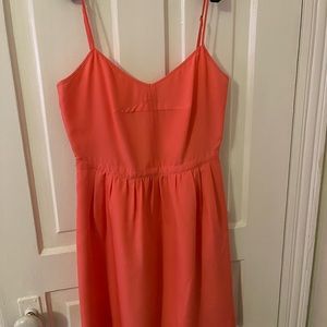 J crew coral dress